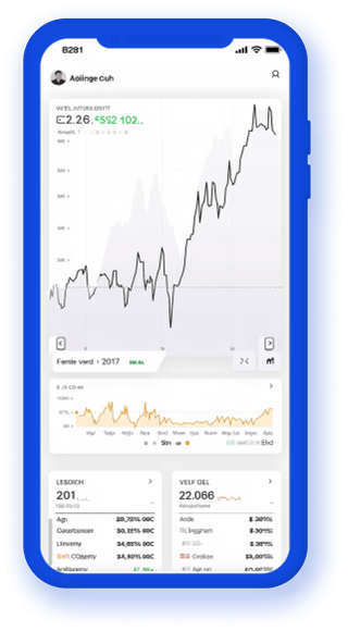 Real-time crypto stats displayed on a mobile portfolio tracker